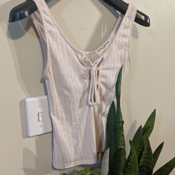 ☀️10/$15☀️ Urban Outfitters Pink Ribbed Tank - Picture 7 of 11